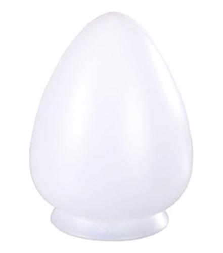 Kit 2 Luminária De Plástico Branca Tipo Pera - Luconi