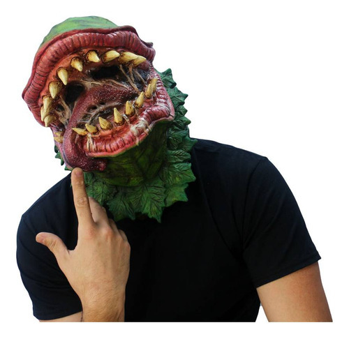 Máscara Ghoulish Productions Mutant Carnivorous Plant 26869 Color Verde