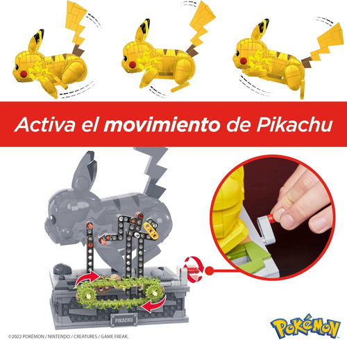 Pokemon Mega Kinetic Pikachu - Juego De Construcción Para Co