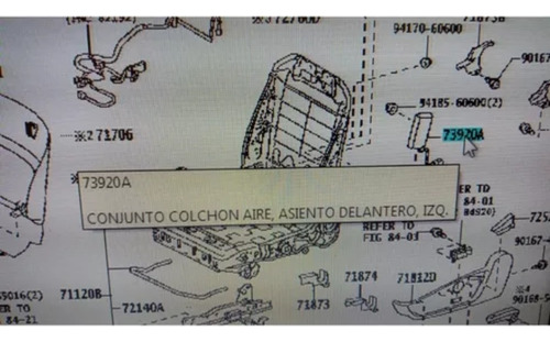 Airbag De Asiento Toyota Roraima 2016