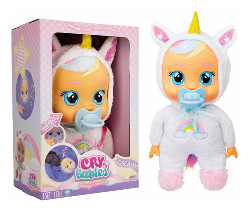 Muñeca Cry Babies Dreamy Goodnight Bebé Lloron 30 Cm Orig