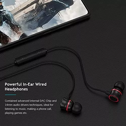 Auriculares USB C, auriculares internos con micrófono y control de volumen,  auriculares tipo C para S22 S21