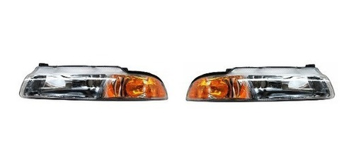 Par Juego Faros Dodge Stratus / Cirrus 1997 - 2000 Liso Xry