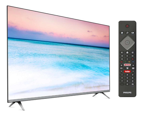 Smart Tv Led Hdr10+ Philips 4k 50  Sin Bordes Con Bluetooth