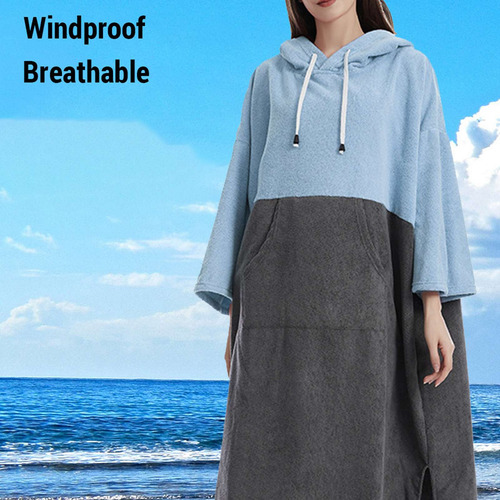 Toallas De Baño, Bata De Secado Rápido Para Piscina, Poncho