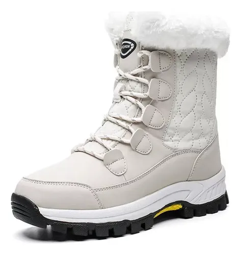 comprar Nuevas Botas De Nieve De Invierno Impermeables Y Cálidas Par