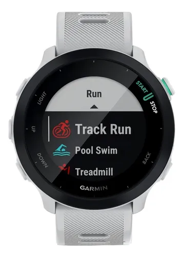 Smartwatch Garmin Forerunner 55, Tela LCD MIP 1.04", Caixa Políme...