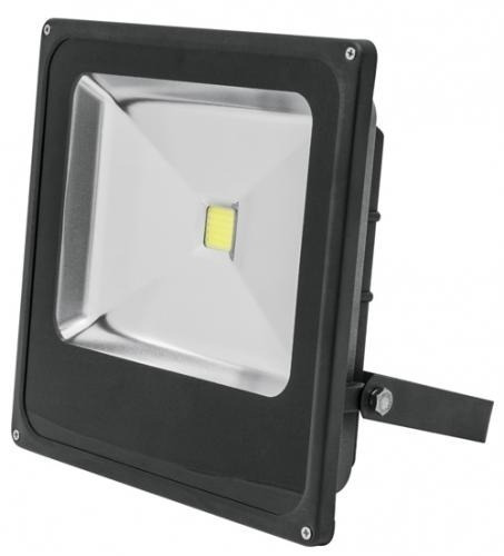 Reflector LED Volteck REF-303L 50W con luz blanco frío y carcasa negro 110V/277V