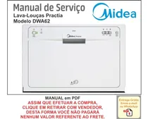 Comprar Manual Técnico Serviço Lava Louça Midea Dwa62 Em Pdf 