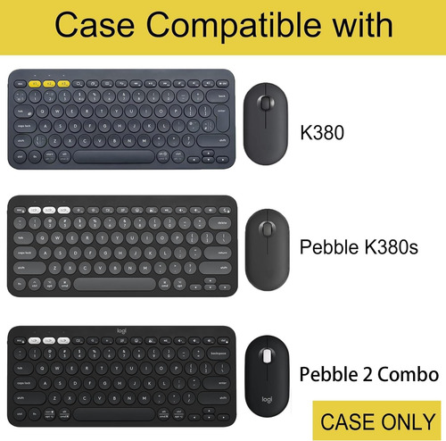 Co2crea Case Duro Compatible Con Logitech Pebble 2 Combo 2 +