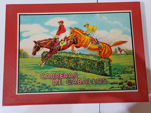 Antiguo Juego De Mesa De 1960-carrera De Caballos-