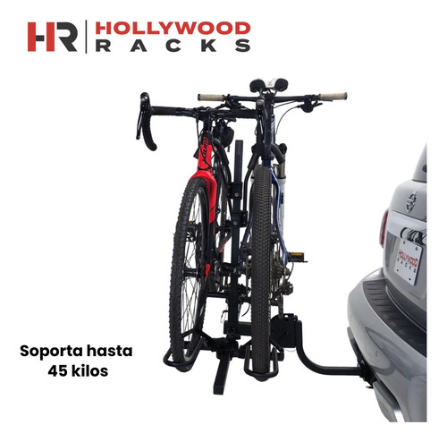 Rack Tirón Portabicicletas Hollywood 2 Bicicletas Original