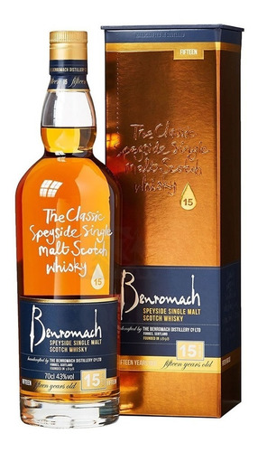 Whisky Benromach 15 Años Single Malt 700ml