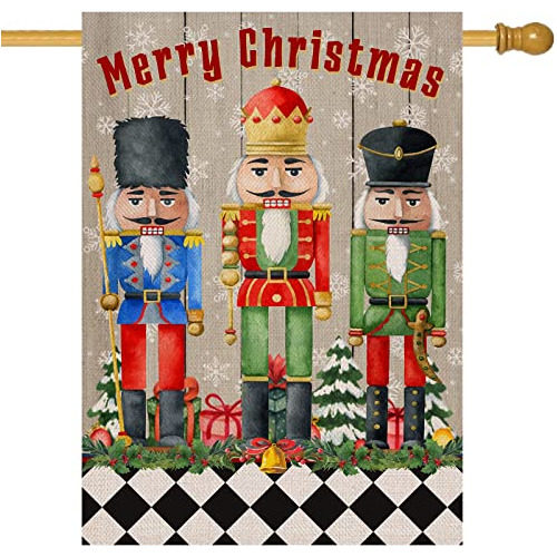 Bandera De Casa Decorativa De  Feliz Navidad Soldado , ...