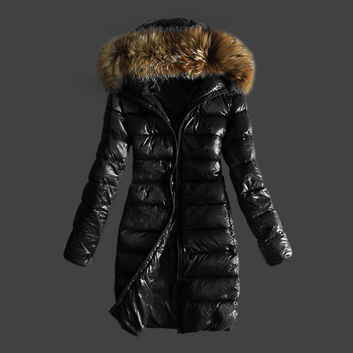 Jaqueta Feminina Acolchoada De Inverno, Gola Quente Com Capu