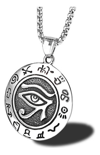 W Collar Ojo De Horus Simbolo Egipcio Amuleto Perfección