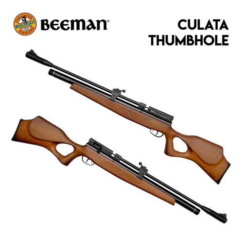 Imagen 4 de 10 de Rifle Pcp Beeman Commander 5,5 Mm Aire Comprimido Caza