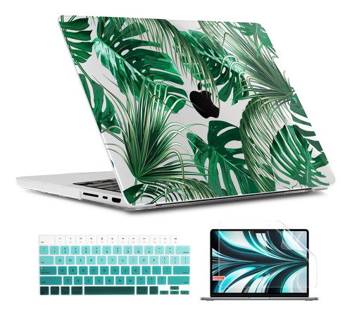 Funda Twolskoo Para Macbook Pro 14 M1 Pro/max +c/tec Tropic