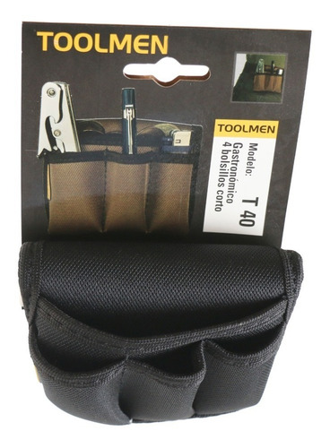 Imagen 3 de 6 de Cinto Porta Sacacorchos Mozo Gastronomía Toolmen T40 4 Div