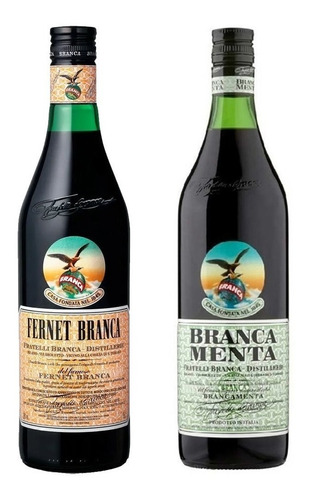 Imagen 1 de 4 de Combo Fernet Branca Menta Y Comun X750cc X2