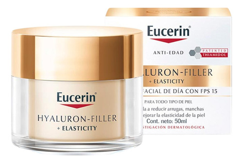 Eucerin Crema Hyaluron Filler + Elasticy Day Fps 15 X 50 Ml Tipo de piel Normal