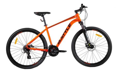 Mountain bike Battle 240 R29 20 frenos de disco mecánico cambio Shimano Altus color naranja/negro  