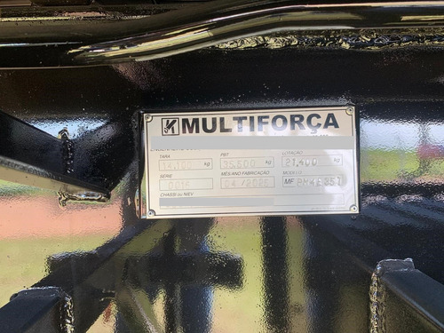 Carreta Piso Móvel Multiforçca 4 Eixos 105 Mts Cúbicos Eq Nv
