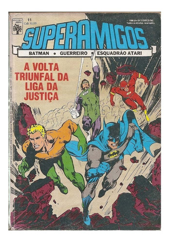 Hq Superamigos Nº 11 - A Volta Triunfal Da Liga Da Justiça