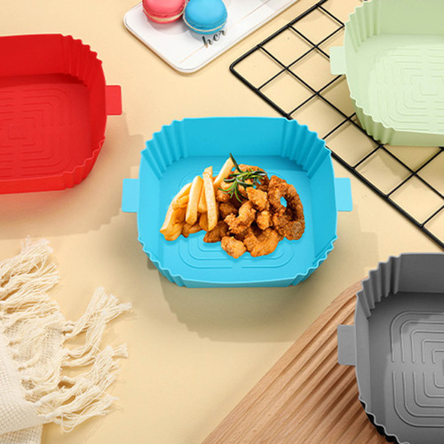 (gy) Air Fryer Paper Cesta Antiadherente De Silicona