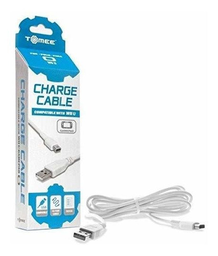 Tomee Charge Cable Para Wii U Gamepad