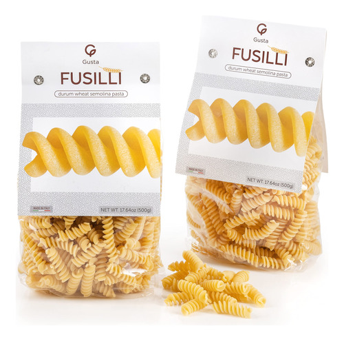 Gusta Rotini Fusilli Pasta Italiana De Primera Calidad De It