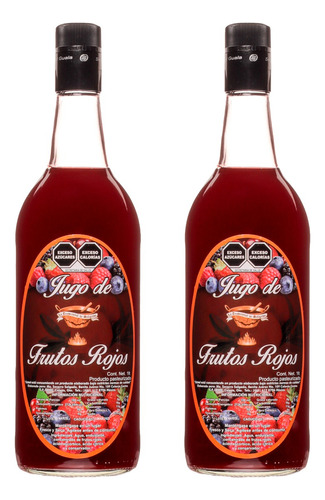 2 Jugos De Frutos Rojos 1 Lt La Tradicional De Salgado