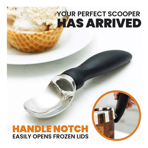 . Cuchara Para Helado Con Mango Blando Cuchara Profesional
