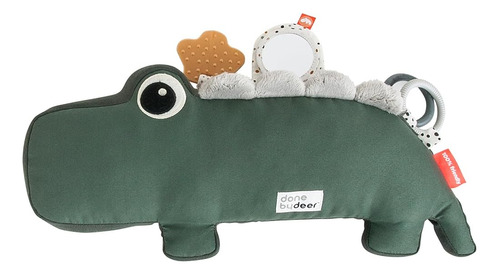 Hecho Por Deer Tummy Time Activity Toy Croco Green - Almohad