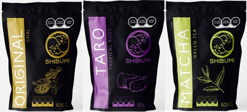 Matcha, Taro Chai Original Shibumi 600g Ingrediente Organico