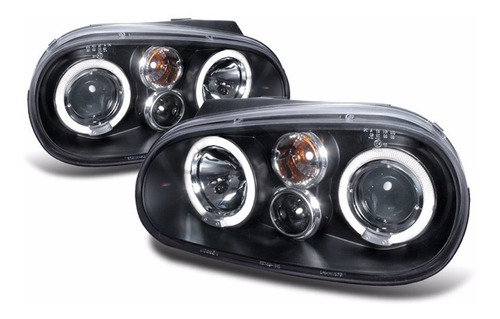 Vw Golf A4 1999 2005 Faros Ojo Angel Led 2000 2001 2002 2003