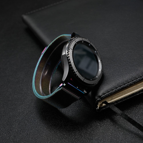 Correa Malla Cierre Magnetico Para Galaxy Fit 3 Tornasol 1.8 Cm