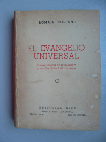 El Evangelio Universal - Romain Rolland - Editorial Kier 