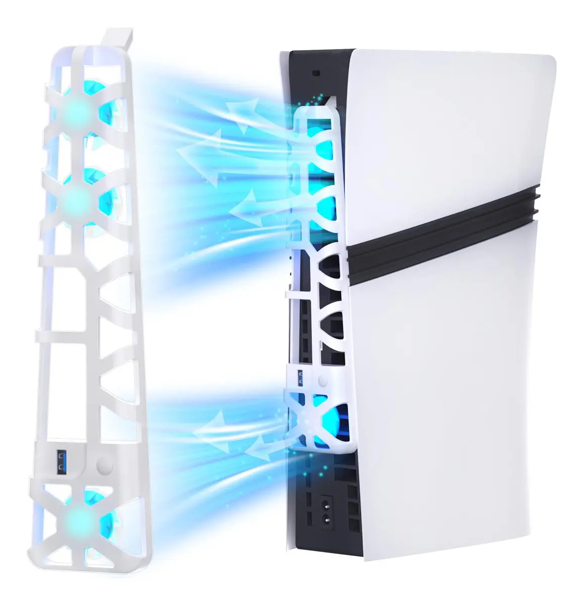 Ventilador de resfriamento Nananino Ps5 Pro com velocidade automática para