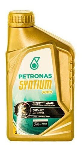 Óleo sintético Api Sm Acea Petronas Syntium 3000 Av 5w-40