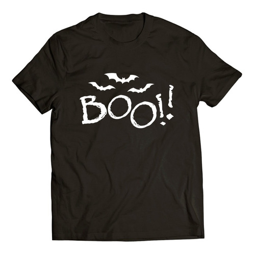 Playera Boo Murcielagos Diseño Halloween Disfraz