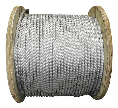 Cable Guaya En Acero Galvanizado 1/2 Yute (12.5mm) 6x19 40 M