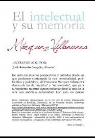 Intelectual Y Su Memoria - Marquez Villanueva