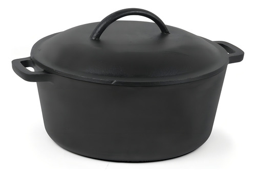 Horno Holandés Hierro Fundido 4.7 Litros Tapadera Cúpula