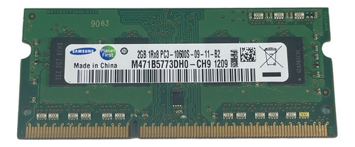 5 Memorias Ram Samsung 2gb 1rx8 Pc3-10600 - M471b5773dh0-ch9