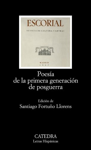Libro Poesia De La Primera Generacion De Posguerra (coleccio