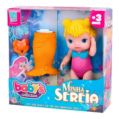 Muñeca Mi Sirena Rubia Super Toys