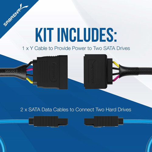 Sabrent Kit Conexion Disco Duro Ssd Sata Cable Dato 3 6