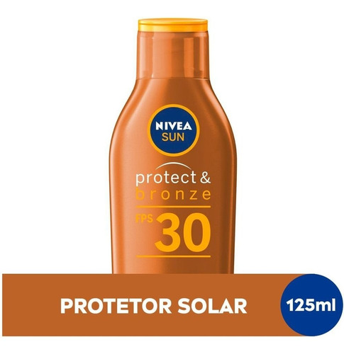 Protetor Solar Nivea Sun Protect & Bronze Fps30 125ml