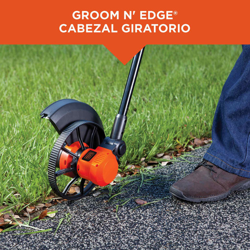 Imagen 6 de 10 de Desbrozadora 11'' 600w Con Guarda Black+decker Gl600n-b3